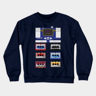 Schematic Design for Soundwave and Cassettes Crewneck Sweatshirt